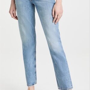 Agolde Light Blue Straight Leg Jeans